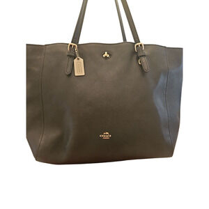 Coach Turnlock Tote in Crossgrain Leather